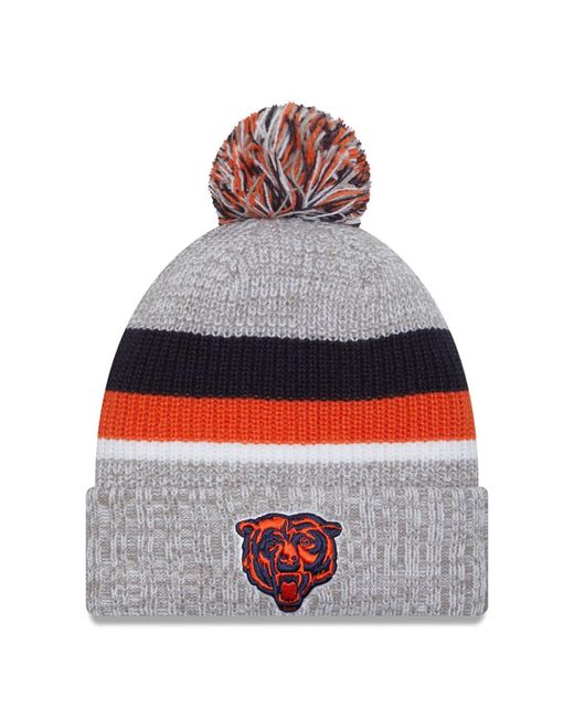 New Era Chicago Bears Cuffed Knit Hat with Pom
