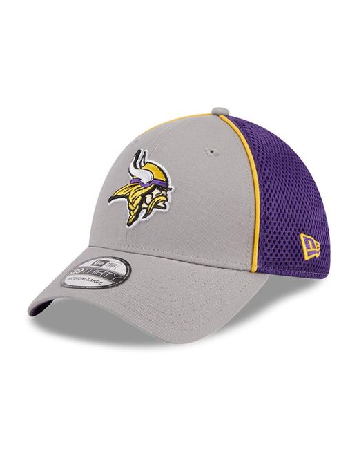 New Era Minnesota Vikings Pipe 39THIRTY Flex Hat