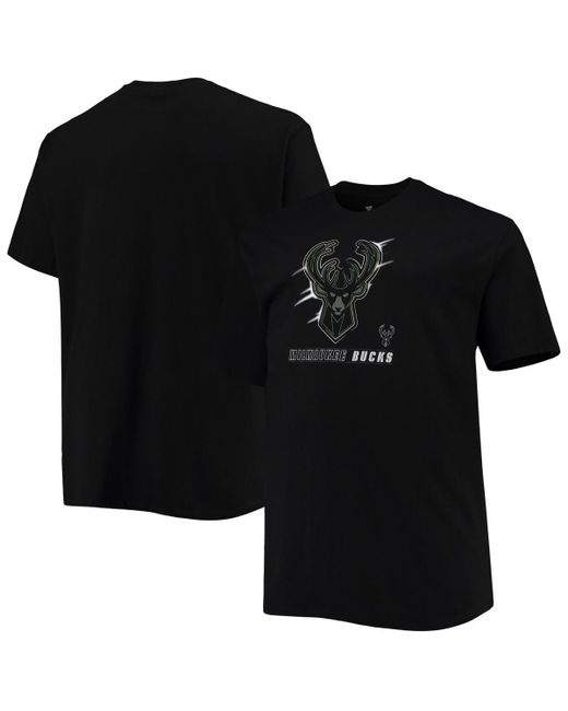 Profile Milwaukee Bucks Big and Tall Heart Soul T-shirt