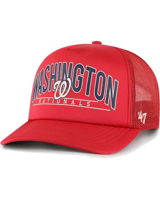 '47 Brand 47 Brand Washington Nationals Backhaul Foam Trucker Snapback Hat