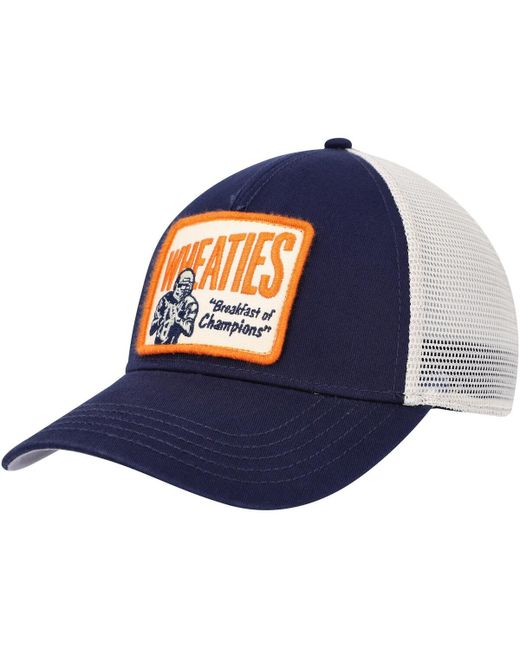 American Needle Cream Wheaties Valin Trucker Snapback Hat