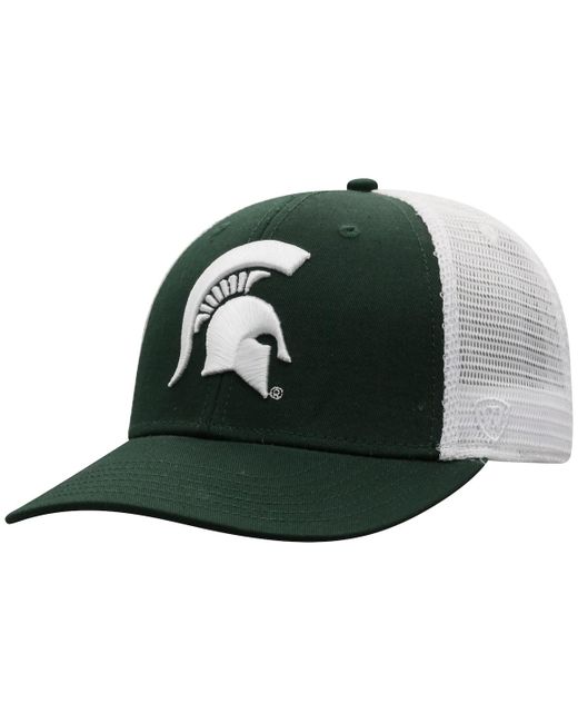 Top Of The World White Michigan State Spartans Trucker Snapback Hat