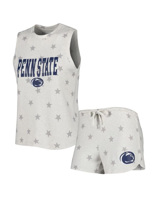 Concepts Sport Penn State Nittany Lions Agenda Stars Tank Top and Shorts Sleep Set