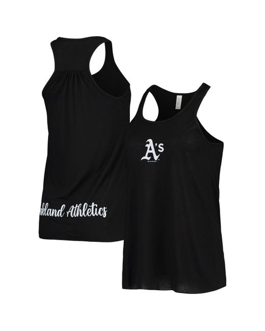 Soft As A Grape Oakland Athletics Front Back Tank Top