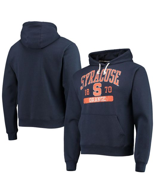 League Collegiate Wear Syracuse Orange Volume Up Essential Fleece Pullover Hoodie