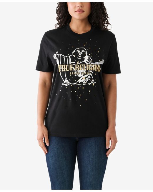 True Religion Short Sleeve Paint Splatter T-shirt