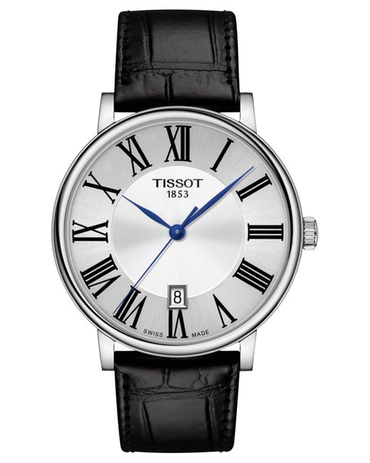 Tissot Swiss Carson Premium Leather Strap Watch 40mm