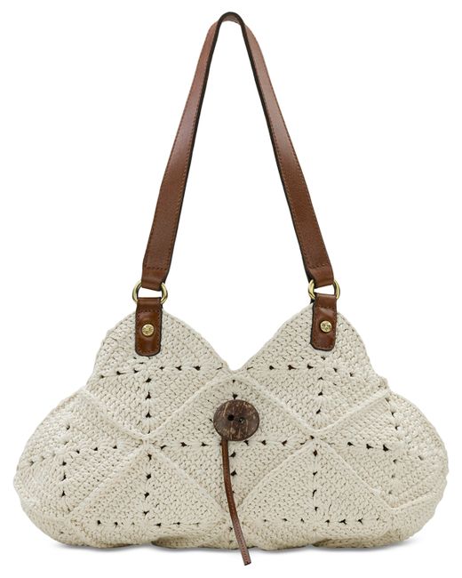 Patricia Nash Marti Diamond Crochet Shoulder Bag