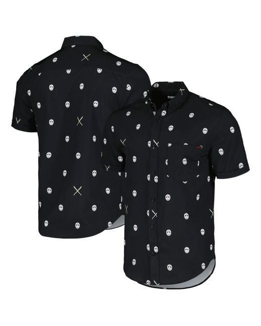 Rsvlts and Friday the 13th Greetings from Crystal Lake Button-Down Shirt