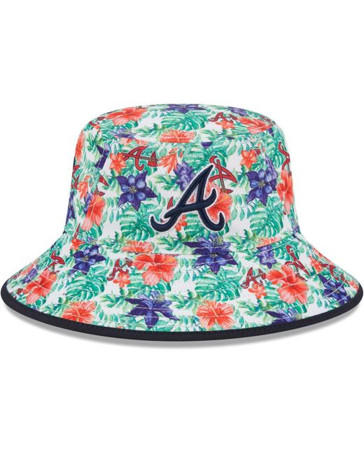 New Era Atlanta Braves Tropic Floral Bucket Hat