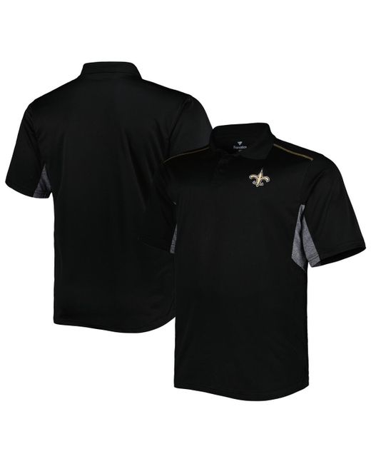 Profile New Orleans Saints Big and Tall Team Polo Shirt