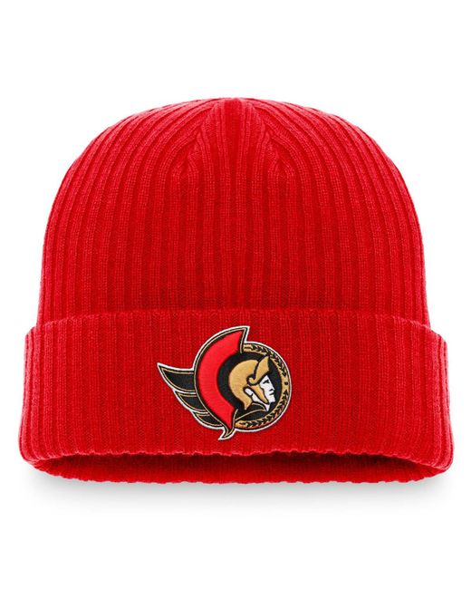 Fanatics Ottawa Senators Core Primary Logo Cuffed Knit Hat