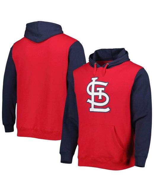 Stitches Navy St. Louis Cardinals Team Pullover Hoodie