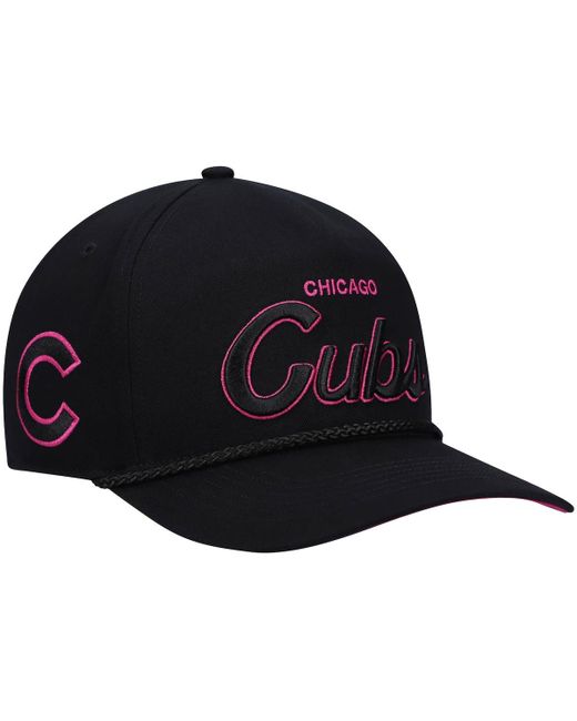 '47 Brand 47 Chicago Cubs Hitch Orchid Undervisor Snapback Hat