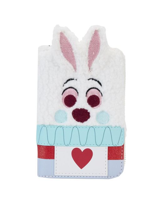 Loungefly and Alice Wonderland Rabbit Cosplay Zip-Around Wallet