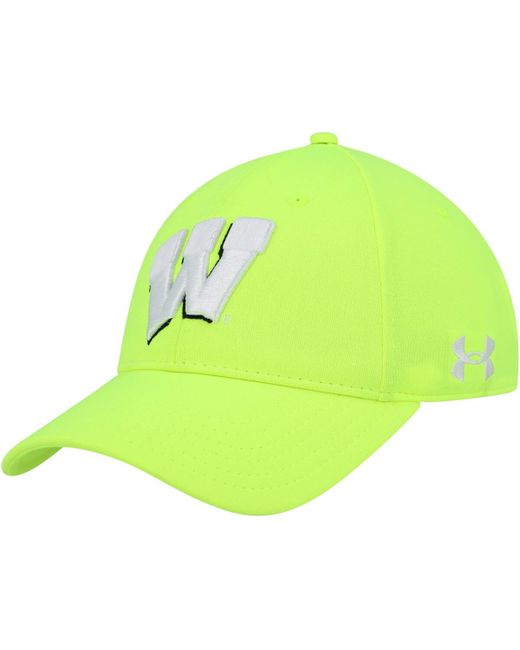 Under Armour Wisconsin Badgers Signal Caller Performance Adjustable Hat