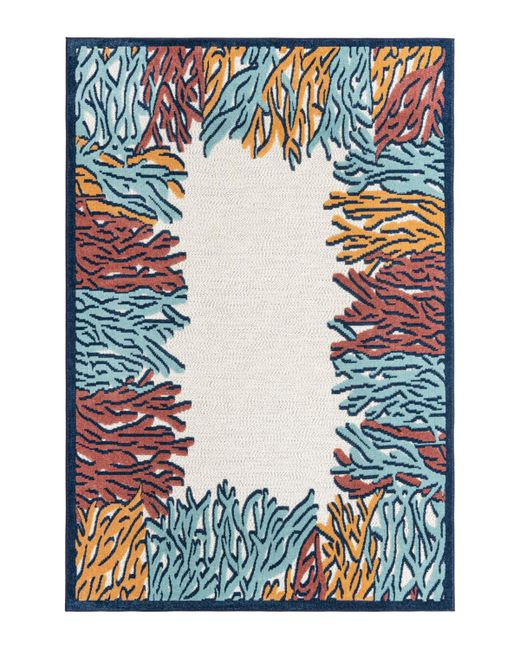 Bayshore Home Cayes Outdoor High-Low Pile Cay-09 6 x 9 Area Rug
