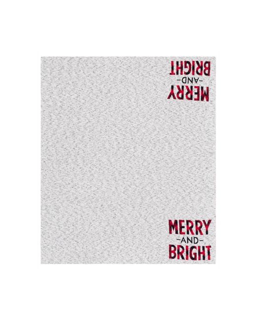 Safavieh Merry And Bright Throw Blanket red