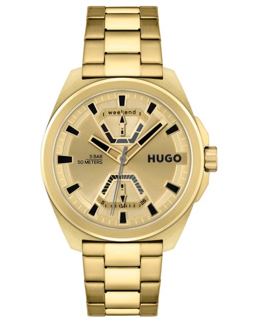 Hugo Boss Expose Ion Plated Steel Bracelet Watch 44mm