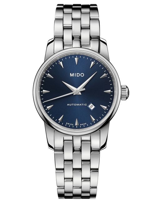Mido Swiss Automatic Baroncelli Stainless Steel Bracelet Watch 29mm