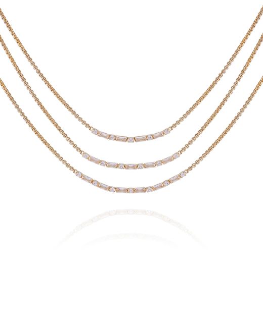 Vince Camuto Tone Multi Layered Necklace