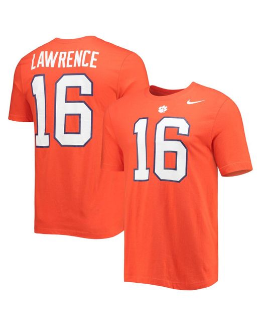 Nike Trevor Lawrence Clemson Tigers Alumni Name and Number Team T-shirt