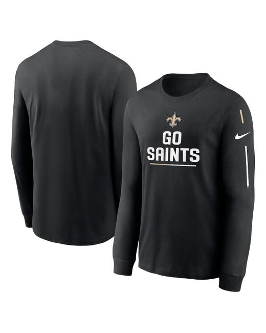 Nike New Orleans Saints Team Slogan Long Sleeve T-shirt