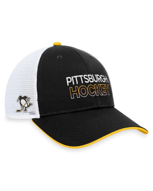 Fanatics Pittsburgh Penguins Authentic Pro Alternate Jersey Trucker Adjustable Hat