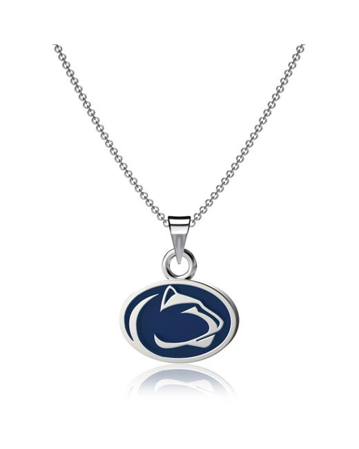 Dayna Designs Penn State Nittany Lions Enamel Pendant Necklace Silver