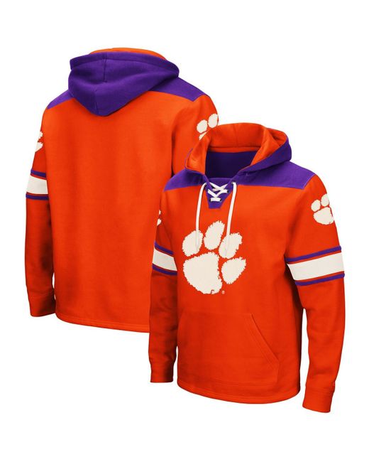 Colosseum Clemson Tigers 2.0 Lace-Up Hoodie
