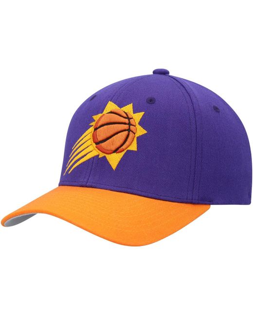 Mitchell & Ness Orange Phoenix Suns Mvp Team Two-Tone 2.0 Stretch-Snapback Hat