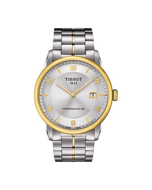 Tissot Swiss Automatic Luxury Powermatic 80 Two-Tone Stainless Steel Bracelet Watch 41mm