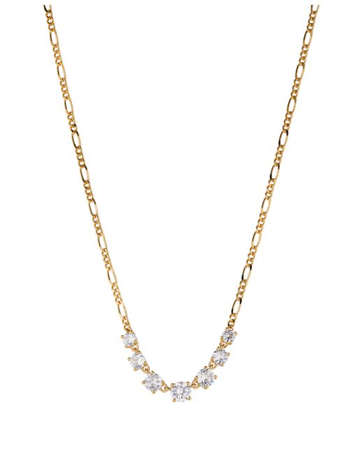 Ava Nadri Frontal Necklace 18K Gold Plated Brass