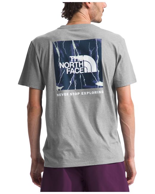 The North Face Box Logo Crewneck Short-Sleeve T-Shirt lightning