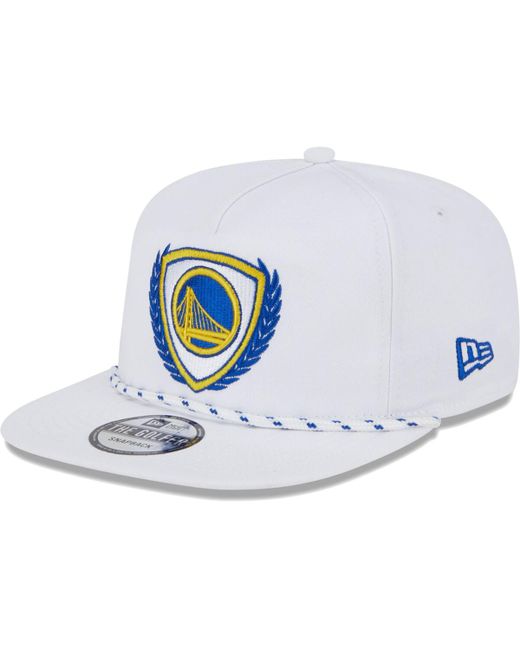New Era Golden State Warriors The Golfer Crest Snapback Hat