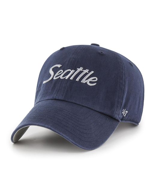 '47 Brand 47 College Seattle Seahawks Crosstown Clean Up Adjustable Hat
