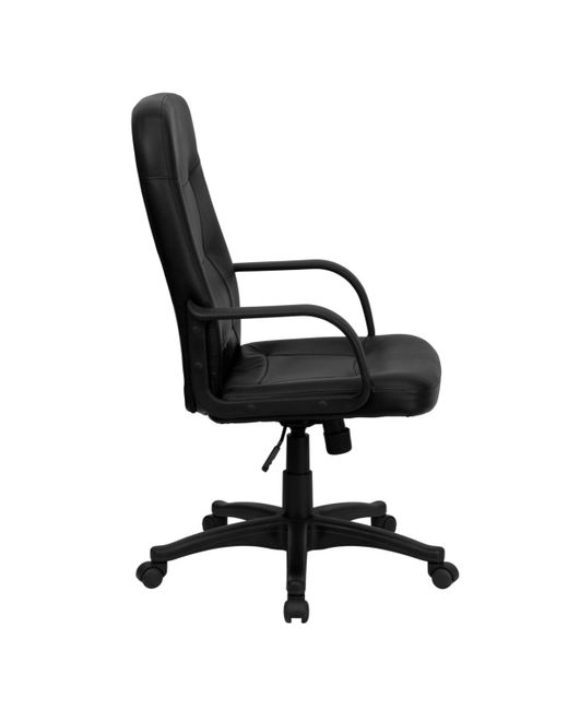 Flash Furniture High Back Glove Vinyl Executive Swivel Chair With Arms