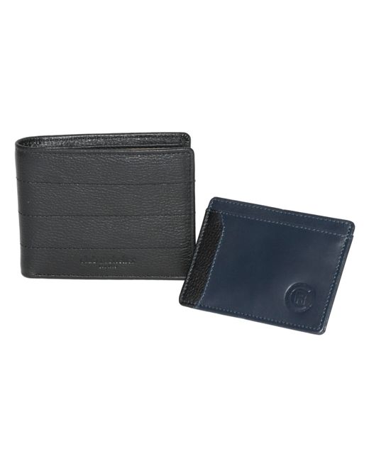 Club Rochelier Billfold Wallet with Removable Card Holder navy