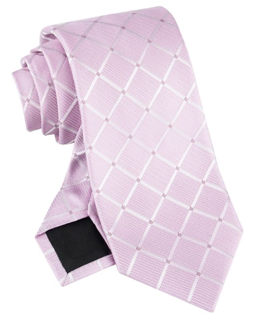 Calvin Klein Herringbone Grid Tie