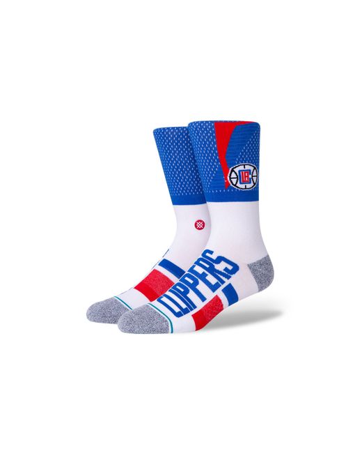 Stance Los Angeles Clippers Shortcut 2 Crew Socks White