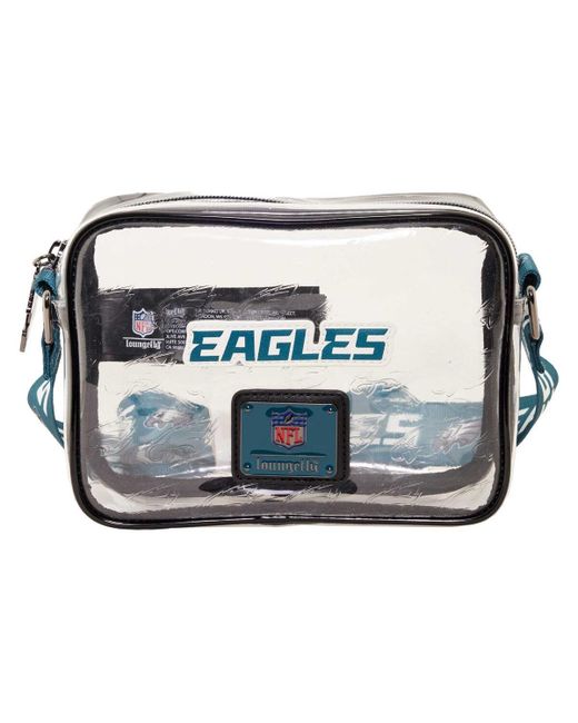 Loungefly Philadelphia Eagles Clear Crossbody Bag
