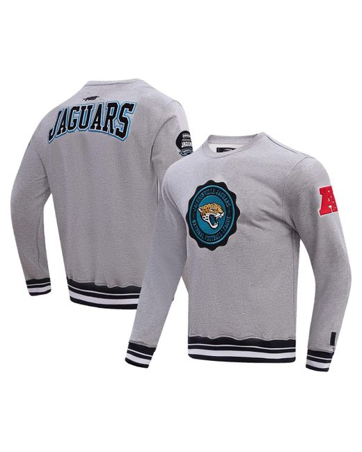 Pro Standard Jacksonville Jaguars Crest Emblem Pullover Sweatshirt