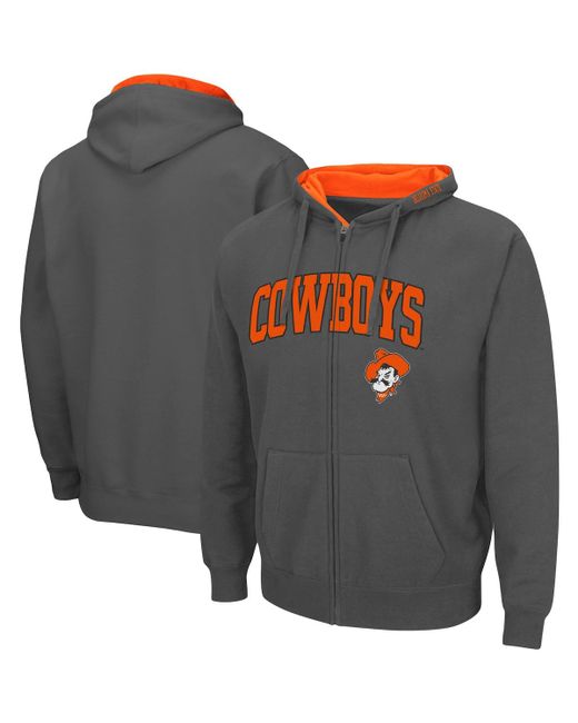 Colosseum Oklahoma State Cowboys Arch Logo 3.0 Full-Zip Hoodie