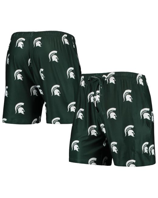Concepts Sport Michigan State Spartans Flagship Allover Print Jam Shorts