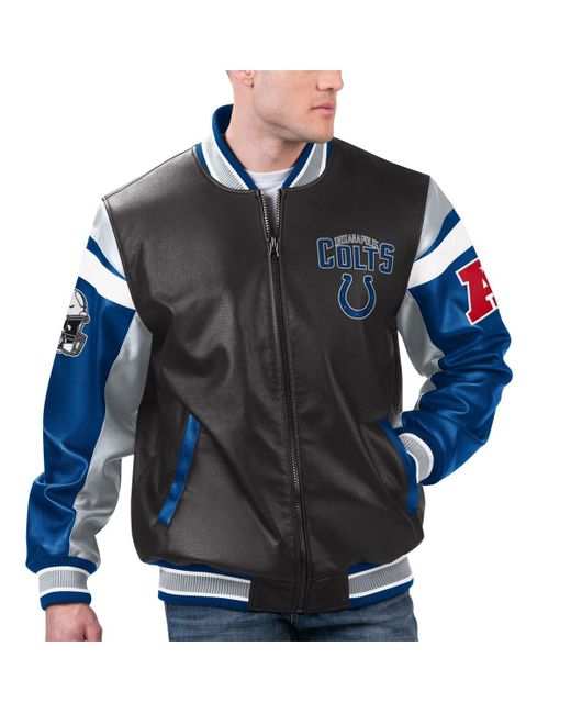 G-iii Sports By Carl Banks Indianapolis Colts Full-Zip Varsity Jacket