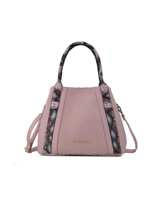 MKF Collection Kenna Snake embossed Tote Bag by Mia K