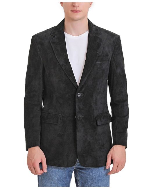 Bgsd Cliff Classic Two-Button Suede Blazer