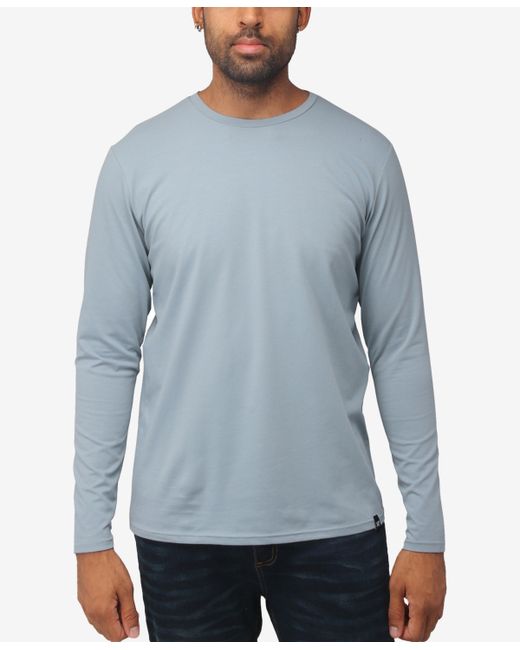 X-Ray Soft Stretch Crew Neck Long Sleeve T-shirt