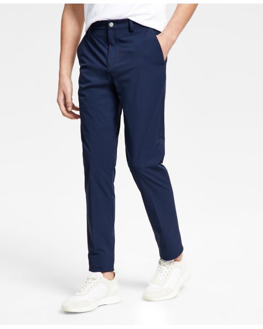 Calvin Klein Slim Fit Tech Solid Performance Dress Pants