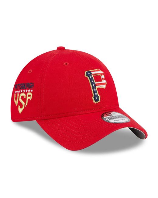 New Era Pittsburgh Pirates 2023 Fourth of July 9TWENTY Adjustable Hat